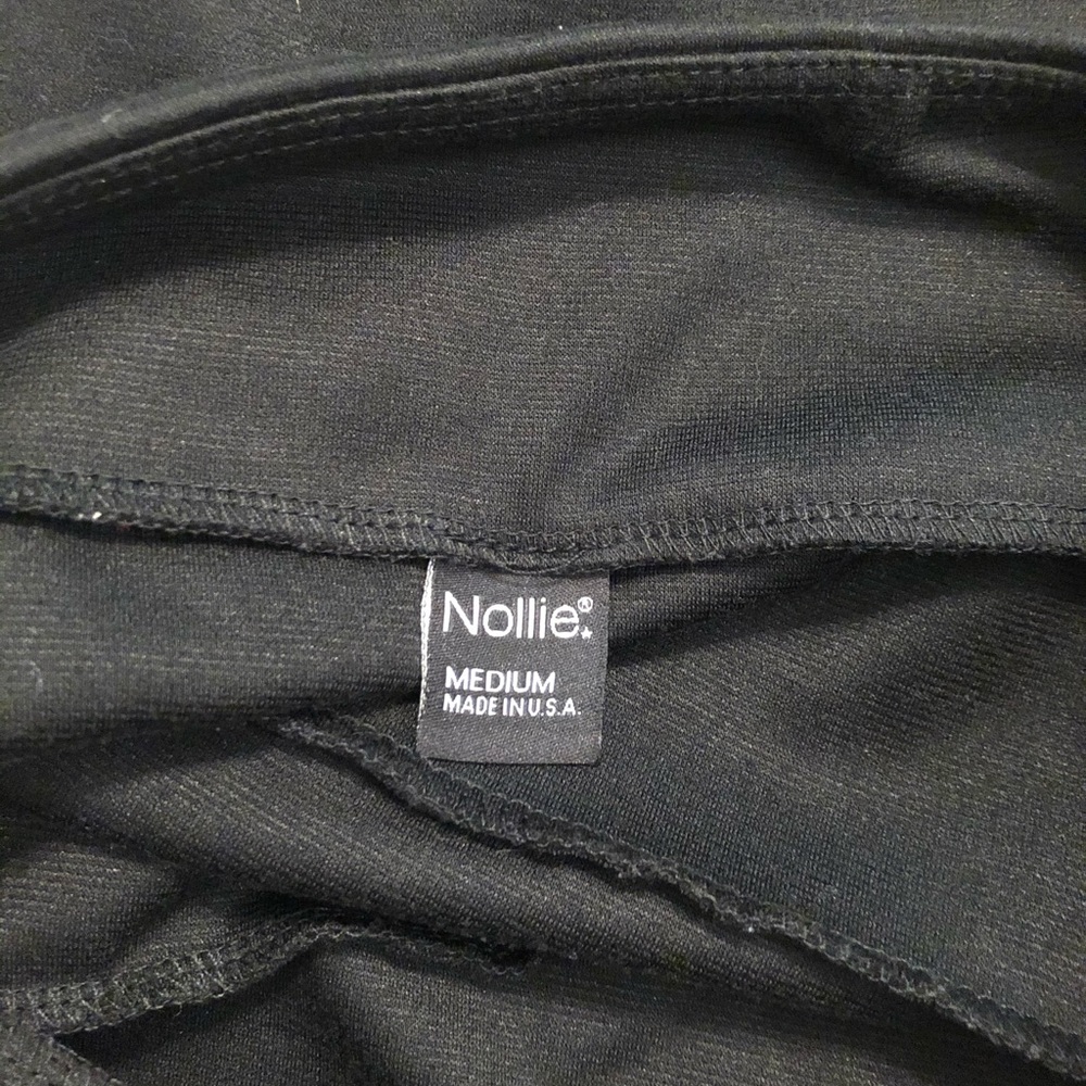 Black Textured Pencil Skirt - Picture 3 of 3